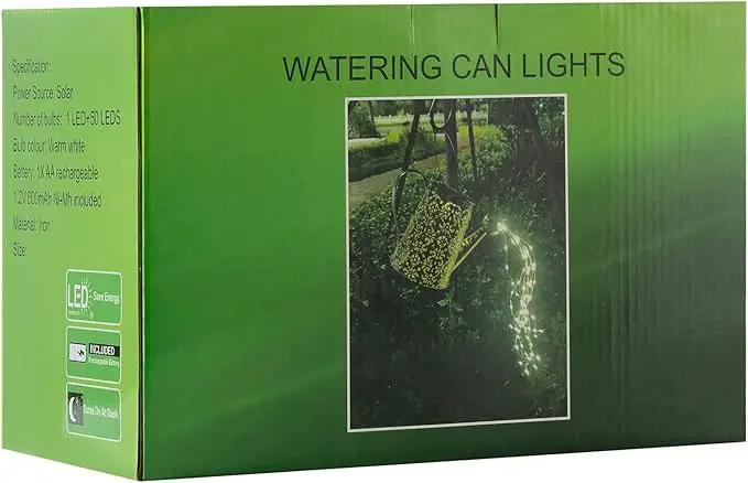 Solar Lights Outdoor Garden Decor, Large Hanging Waterproof Watering Can Landscape Lights Outside Decorations for Yard Front Porch Patio Backyard Gardening Gift for Mom Grandma Women Birthday by GreenHaven Gardens