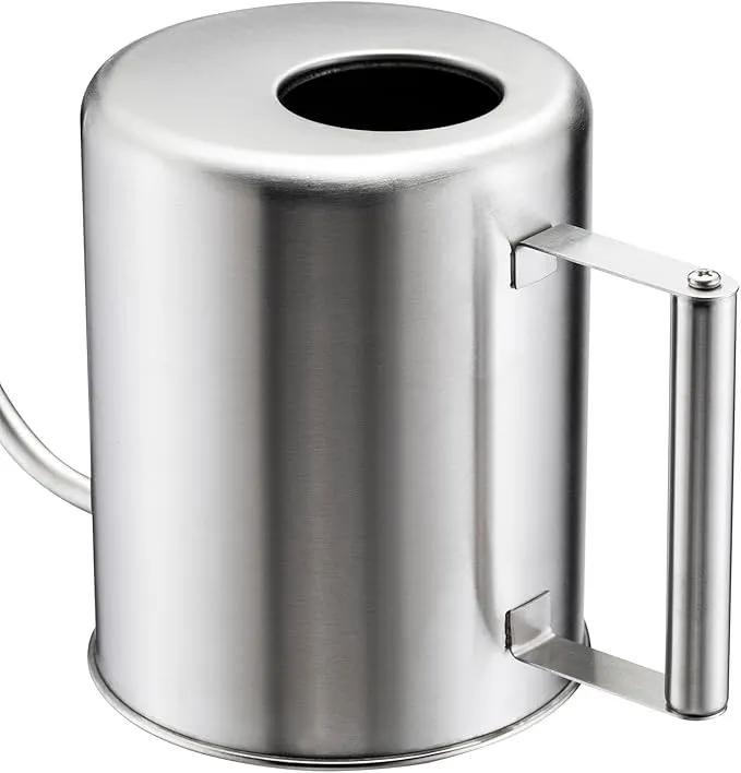 L&H Unico Watering Cans 62oz Plant Misters Steel Sprinkling Cans with 2Pcs Removable Spray Spout for Flowers by GreenHaven Gardens