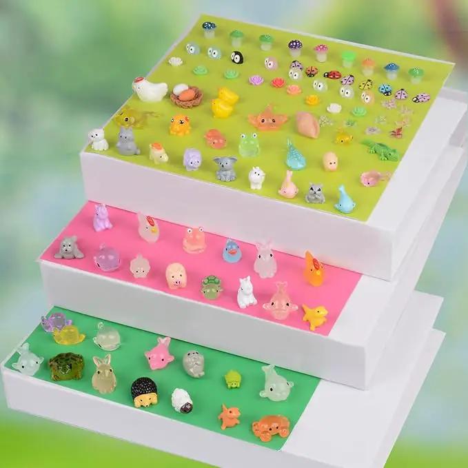 150 Pcs Mini Resin Animals Miniature Animal Figurines Tiny Resin Animals Mini Animals Small Animals Figures Bulk for Fairy Garden Décor Micro Landscape Ornaments Dollhouse Craft Accessories by GreenHaven Gardens