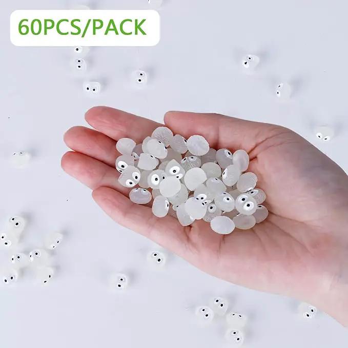 Glow in The Dark Tree Elves Fairy 60Pcs Mini Resin Elf Fairy Garden Accessories Little Briquettes Elves Miniature Figurines, Micro Landscape Gnomes Dollhouse Ornament Potted Plants Decorations by GreenHaven Gardens