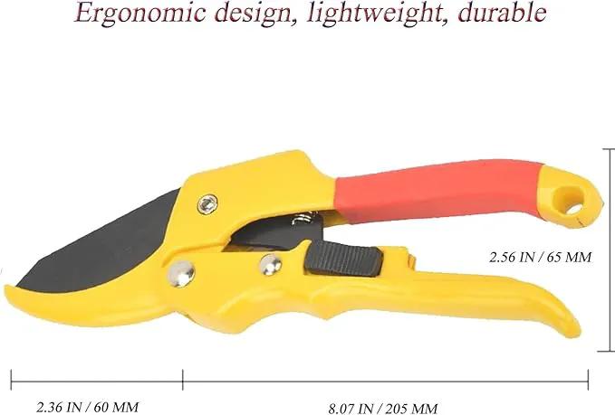 Garden clippers, premium Germany pruners, Work 3 times easier, professional pruning shears, cutting rose, flower, hedge, stem, tree, Sharp gardening scissors, Arthritis weak hand snips (Japanese, 1) by GreenHaven Gardens