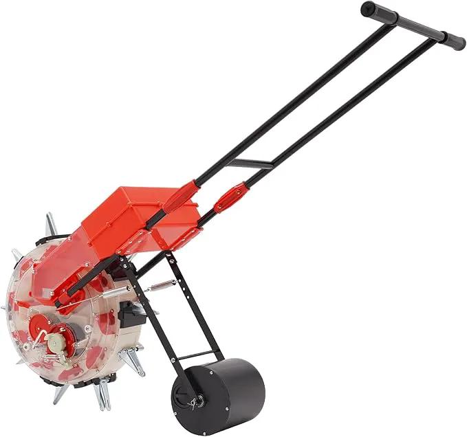 Garden Seeder, Manual Seeder Hand Seed Spreader Handheld Seeding Machine with 10 Seeding Nozzles, Hand-Push Roller Seed and Fertilizer Applicator for Planting Corn Soybean Peanut by GreenHaven Gardens