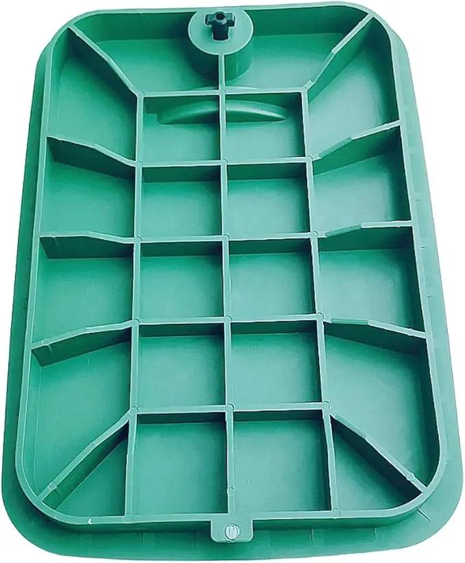 Outer diameter 17" x12" Rectangular Sprinkler Valve Box Cover Valve Box Cover Lid for Outdoor Sprinkler Irrigation Control Water System Lawn, Green by GreenHaven Gardens