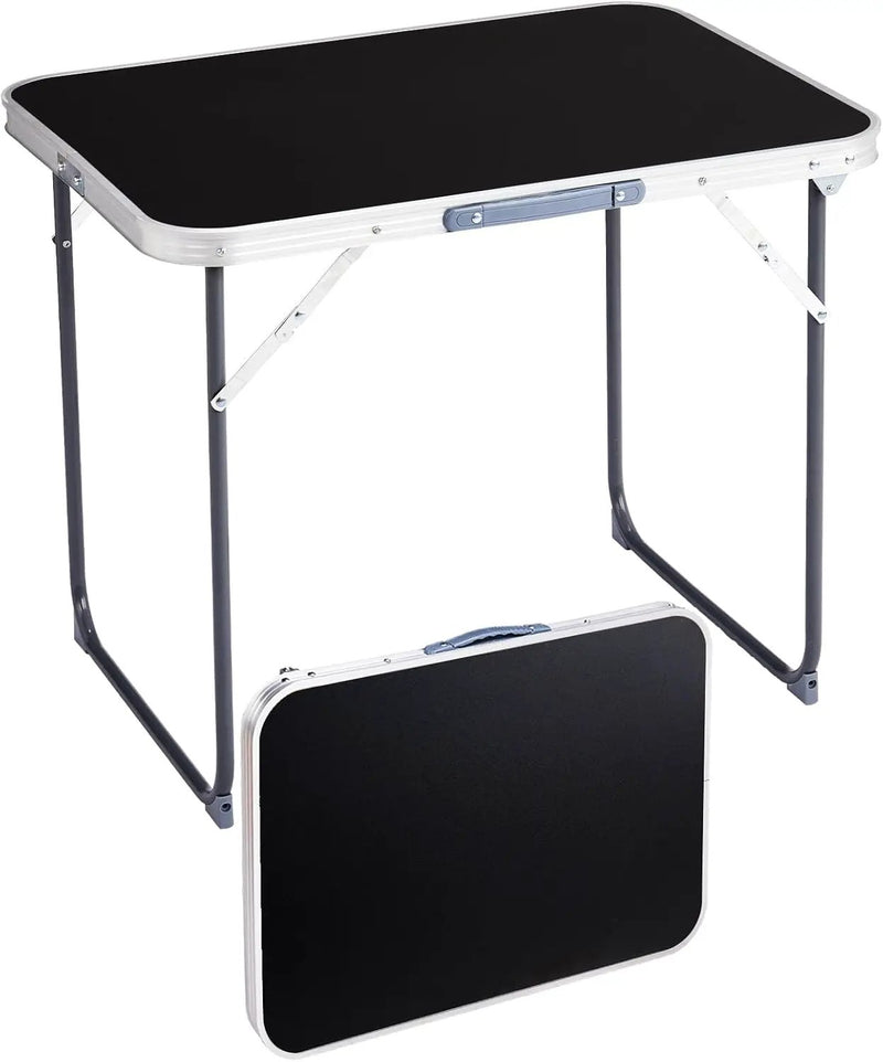 Outvita 2.3ft Portable Folding Camping Table, Outdoor Waterproof Picnic Table, Aluminum Lightweight Suitcase Foldable Table for Picnic BBQ Beach Dining by GreenHaven Gardens
