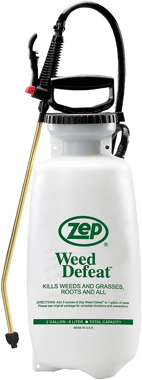 Zep Weed Defeat Sprayer 2-Gallon 781101 (1 Unit) Rust Proof and Dent Proof Industrial Strength, White by GreenHaven Gardens