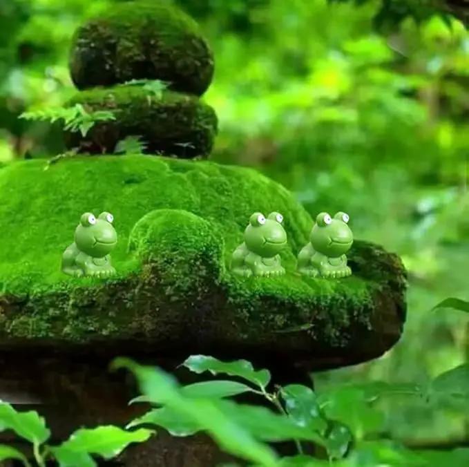 200 Pcs Mini Frog Figurines Mini Resin Frogs Mini Garden Frog Green Frog Figurines for Fairy Home Garden Decor… by GreenHaven Gardens
