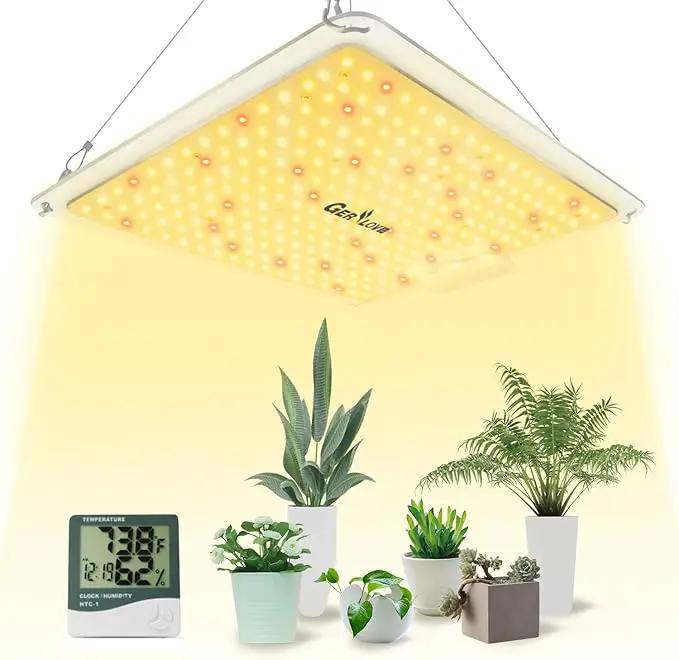 LED Grow Light, SP1500 Sunlike Full Spectrum Dimmable Plant Lights with Thermometer, Growing Lamps for Indoor Plants Seedlings Veg Bloom 4.5x4.5ft by GreenHaven Gardens