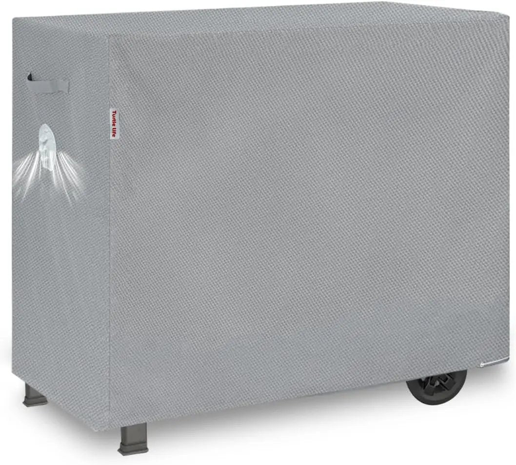 BBQ Grill Cover, 47 Inch Heavy Duty Waterproof Barbecue Gas Grill Covers for Flat Top Griddle, Anti-Fading Cover for Gas Grill, Gray by GreenHaven Gardens