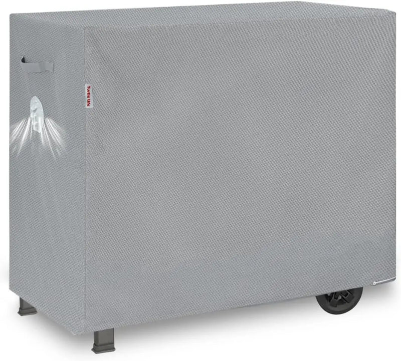 BBQ Grill Cover, 47 Inch Heavy Duty Waterproof Barbecue Gas Grill Covers for Flat Top Griddle, Anti-Fading Cover for Gas Grill, Gray by GreenHaven Gardens