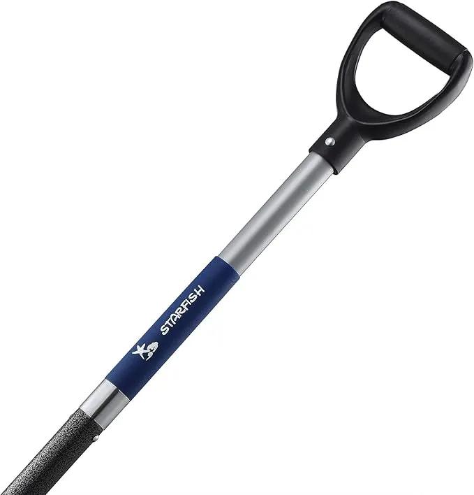 4-Tine Spading Digging Fork, Garden Digging Spading Fork Forged Steel with D-Grip Handle 41“ by GreenHaven Gardens