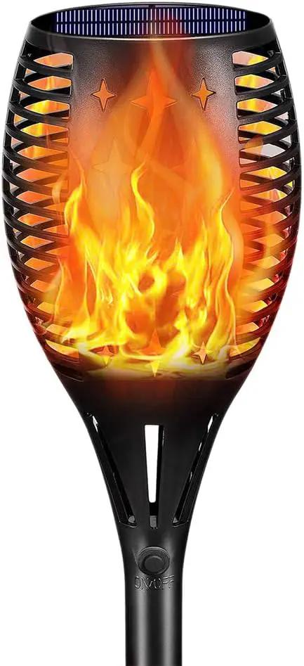 YoungPower Solar Torch Lights, Waterproof Flickering Flames Solar Lights Outdoor Landscape Decoration Lighting Dusk to Dawn Auto On/Off Security Light for Garden Patio Deck Yard Driveway,1Pack by GreenHaven Gardens