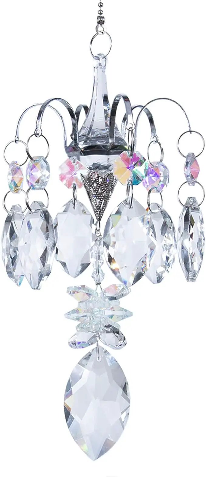 H&D HYALINE & DORA Crystals Horse Eye Prisms Suncatcher Hanging Ornament Rainbow Maker Hanger for Home,Garden Decoration by GreenHaven Gardens