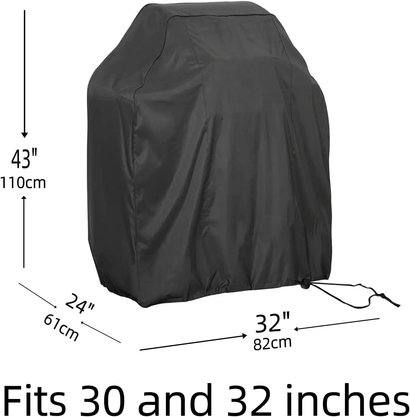 BBQ Grill Cover 32" 36" inch,2 Burner Gas Grill Cover,Outdoor Waterproof Grill Covers,with Adjustable Velcro Strap, Gas Grill Cover Compatible for Weber,Char Broil,Nexgrill Grills,Small Gas BBQ Cover by GreenHaven Gardens