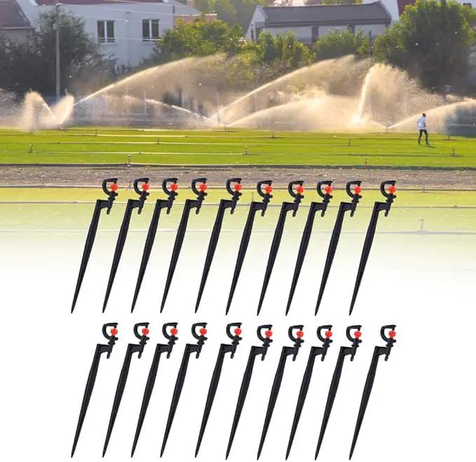 Irrigation Sprinkler, 20Pcs G-Type 360 Degree Sprinkler Nozzle Plants Watering Spray Nozzle Lawn Watering Dripper System by GreenHaven Gardens