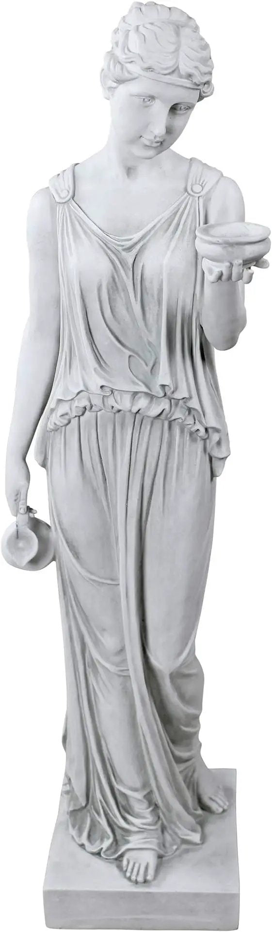 Design Toscano KY71304 Hebe of Youth Garden Statue, Large, Antique Stone by GreenHaven Gardens