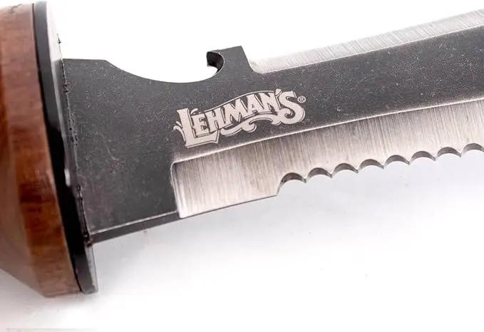 Lehman's Hori Hori Garden Knife, Durable Double Edge, Hardened Steel with Wooden Handle, Hand Weeding and Digging Tool with Sheath by GreenHaven Gardens