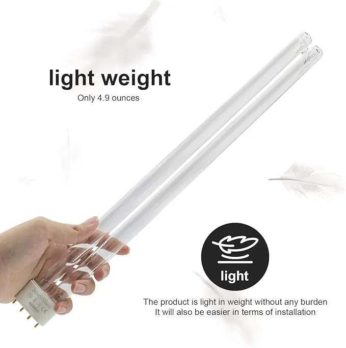 Two 36W 36 Watt UV Bulb Lamp 2G11 Base-4 Pin For JEBAO, New by GreenHaven Gardens
