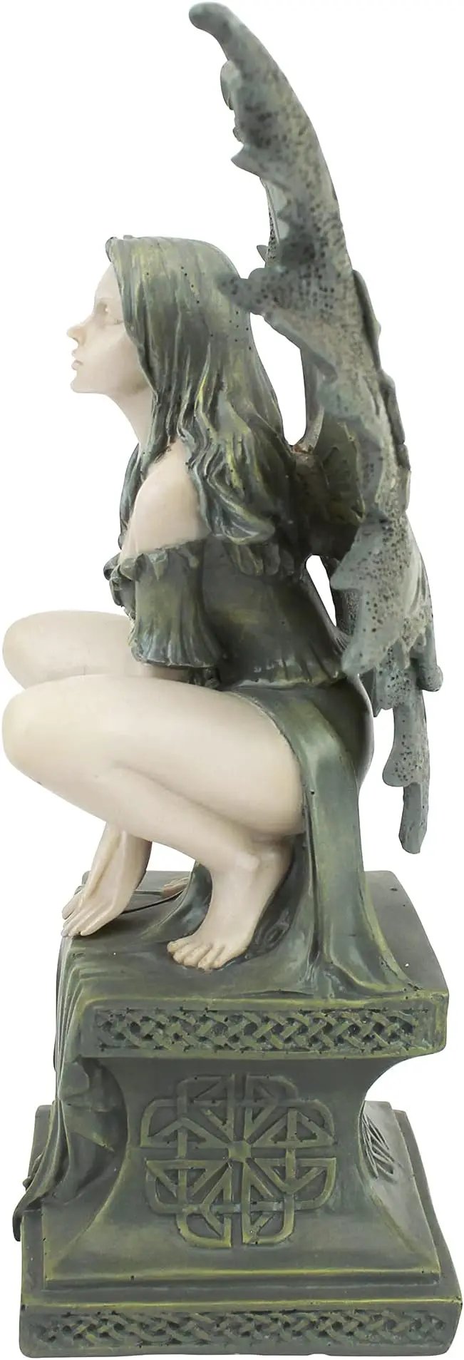 Design Toscano Small Celtic Fairy Perilous Perch Statue by GreenHaven Gardens