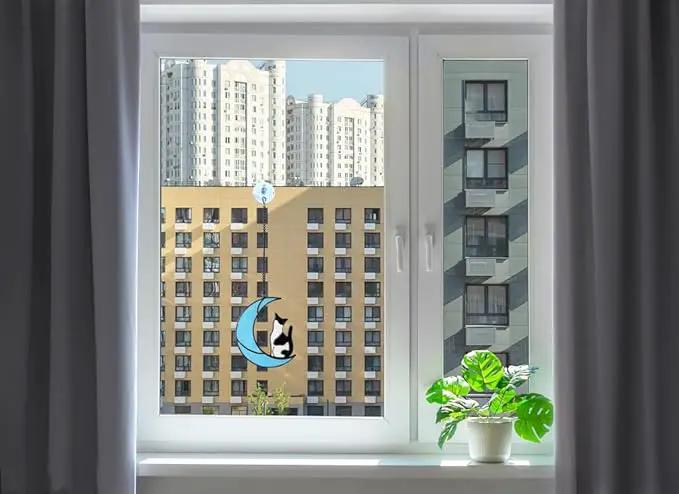 Black and White Cat Gifts，Cat Loss Sympathy Gift，Cat Memorial Gifts for Loss of Cat，Tuxedo cat Gifts，Cat Suncatcher，Stained Glass Cat Window Hanging by GreenHaven Gardens