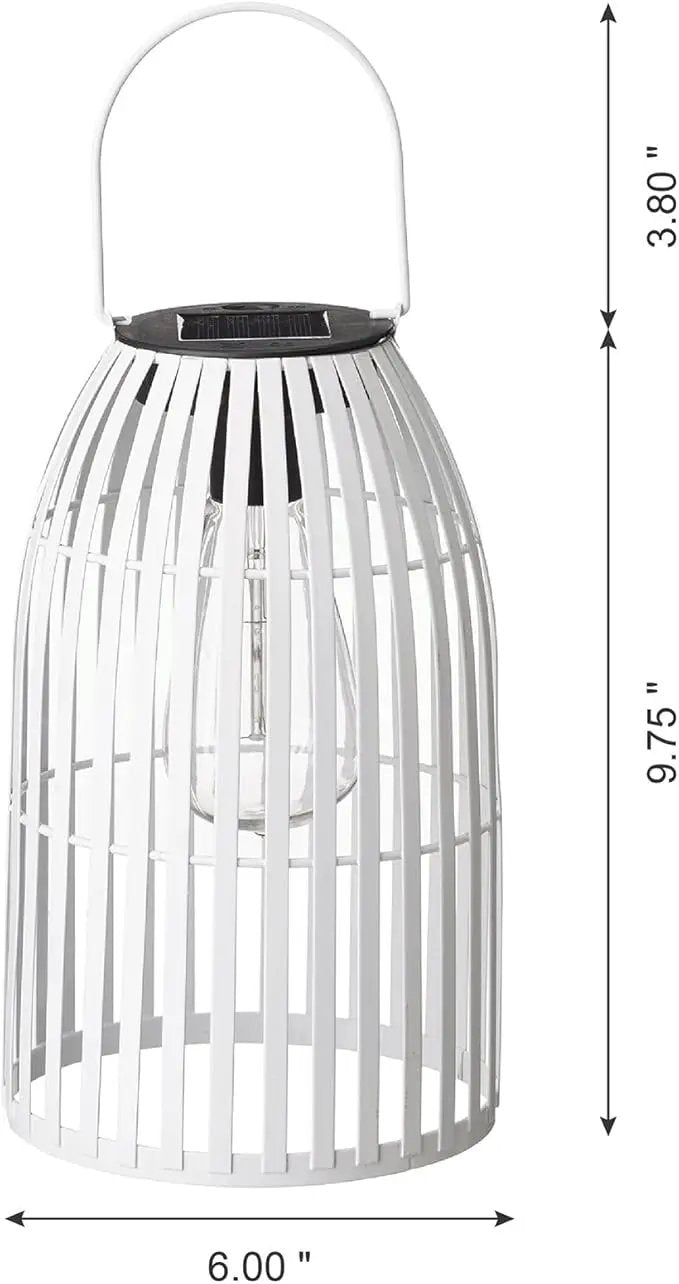 Solar Lantern Outdoor Waterproof Hanging Metal Birdcage Shaped Solar Powered Lantern Decorative Solar Light for Garden / Yard / Patio / Porch by GreenHaven Gardens