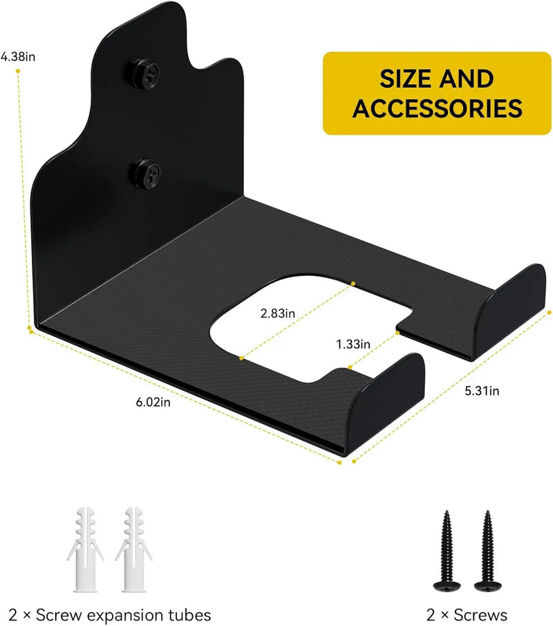 Garage Organizer Trimmer Rack, Garden Power Tool Hanger Weed Whackers Holder Wall Mounted for Grass Trimmer, Hedge Trimmer, Garage Trimmer, Garden Tools,2 Pack by GreenHaven Gardens