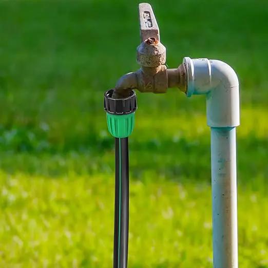 3/4 Inch Female Pipe Thread to 1/2 Inch Drip Irrigation Tubing Adapter: 8 Pieces 1/2 in. Barbed Drip Line x 3/4 in. Faucet PVC Adapter Connect 3/4" FHT Faucet, Sprinkler Manifold, Garden Hose by GreenHaven Gardens
