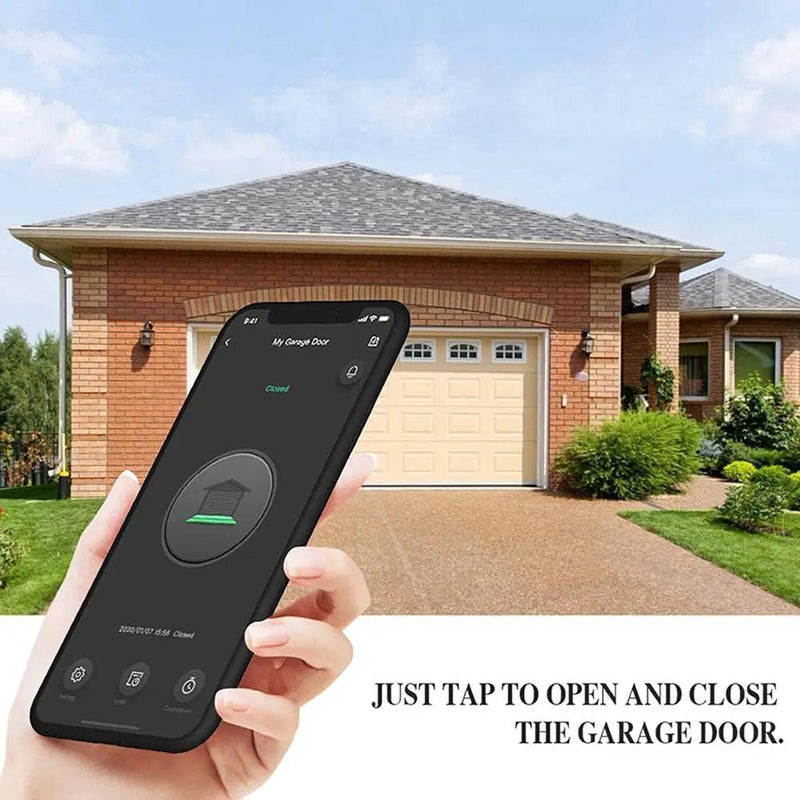 Smart Wi-Fi Garage Door Opener Remote,APP Control, Compatible with Alexa, Google Assistant, Siri, No Hub Required by GreenHaven Gardens