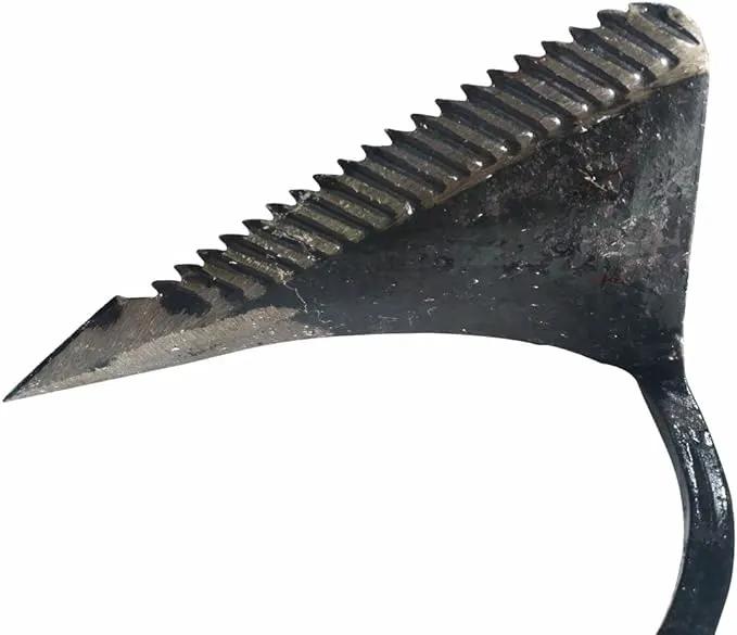 GARASANI Sawtooth Hand Plow Hoe Korean Style Ho-Mi - Best Organic Gardening (Sawtooth) by GreenHaven Gardens