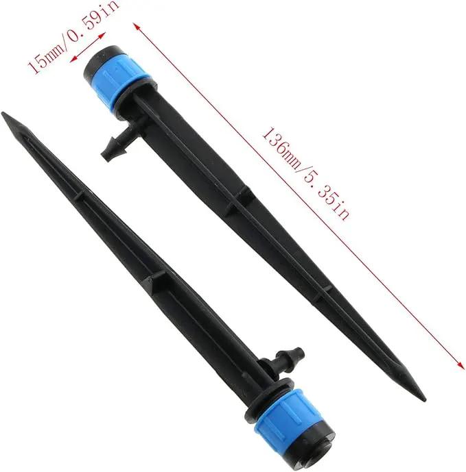 E-outstanding 20-Pack Irrigation Drippers 360 Degrees Adjustable Full Circle Type Micro Spray Drip Emitters Watering Sprinklers Garden Water Irrigation System Sprayers by GreenHaven Gardens