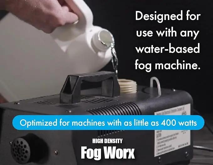 FogWorx Extreme High Density Fog Juice - Quart – 32 Fluid Ounces of Long Lasting, High Output, Odorless Water Based Machine Fluid for 400 to 1500 Watt Machines by GreenHaven Gardens