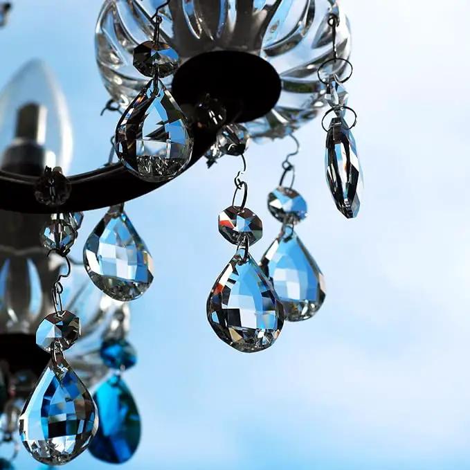 12pcs Crystal Suncatchers, Hanging Crystals Chandelier Prisms for Windows, Rainbow Maker Home Decoration by GreenHaven Gardens
