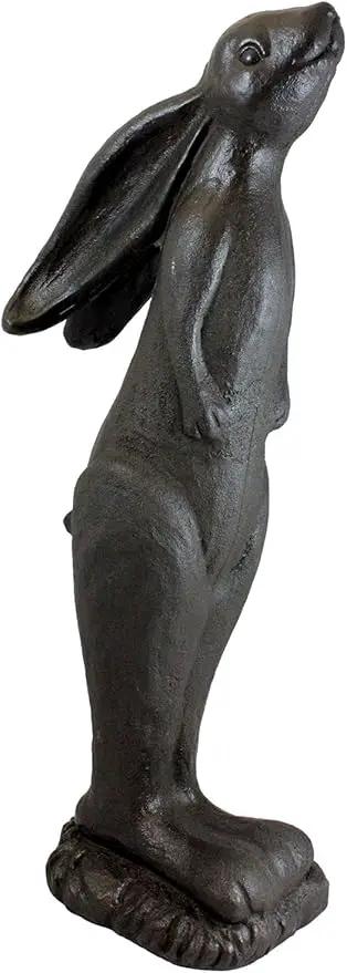 Emsco Group 92550 29" Whimsical Rabbit Garden Statue, Bronze by GreenHaven Gardens