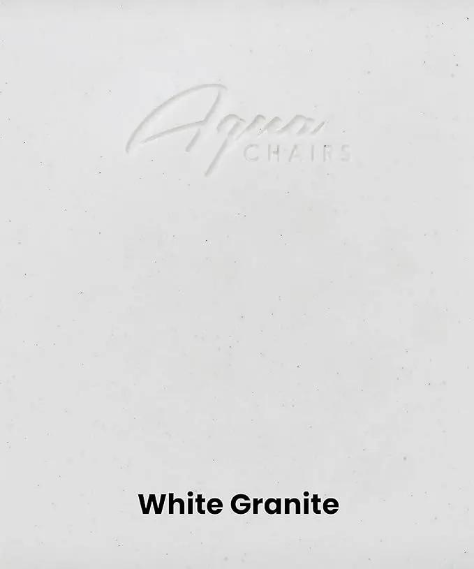 Aqua Outdoors in-Pool Side Table Large for 10-14 in. of Water (White Granite) by GreenHaven Gardens