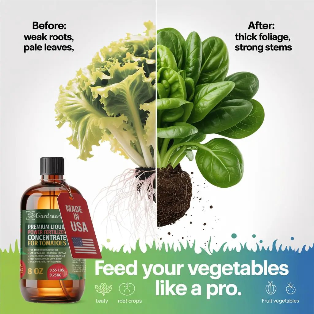 Liquid Power Brussel Sprout Fertilizer Spray – Ready-to-Use Liquid Plant Food for Brussel Sprouts – Easy Application – Fast-Acting Formula for Growth, Roots & Yield – Indoor & Outdoor – 8 oz by GreenHaven Gardens