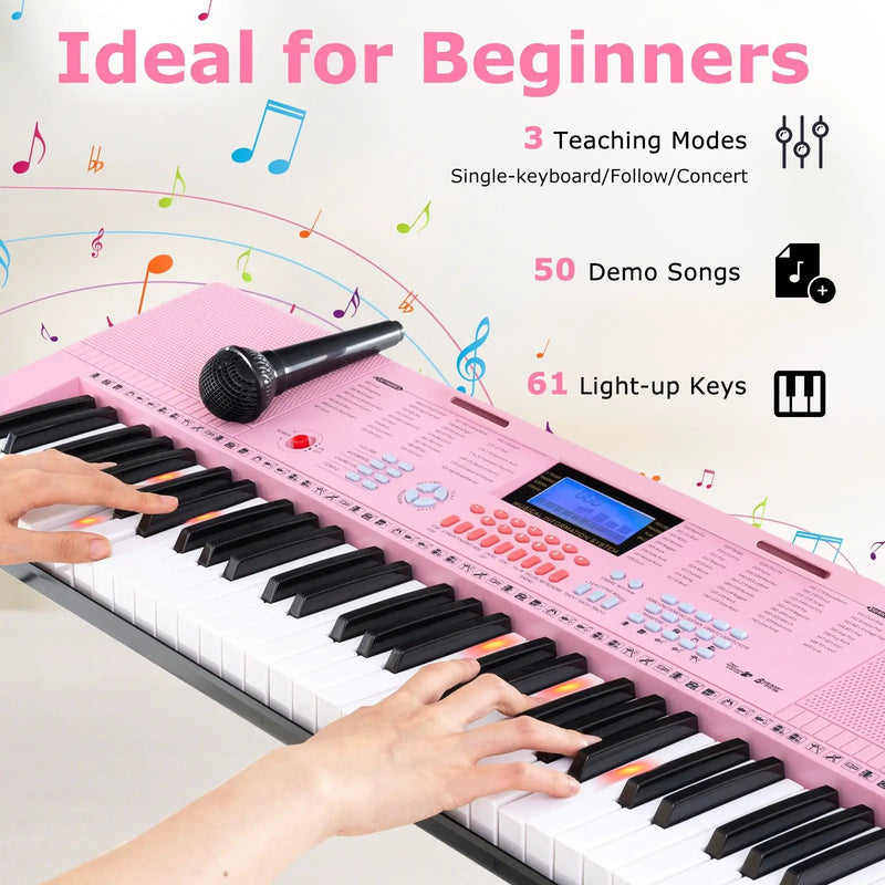 61-Key Electric Piano Keyboard for Beginner by DirectDeals