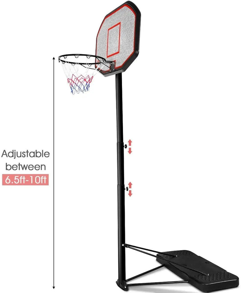 43 Inch Indoor Outdoor Height Adjustable Basketball Hoop by DirectDeals