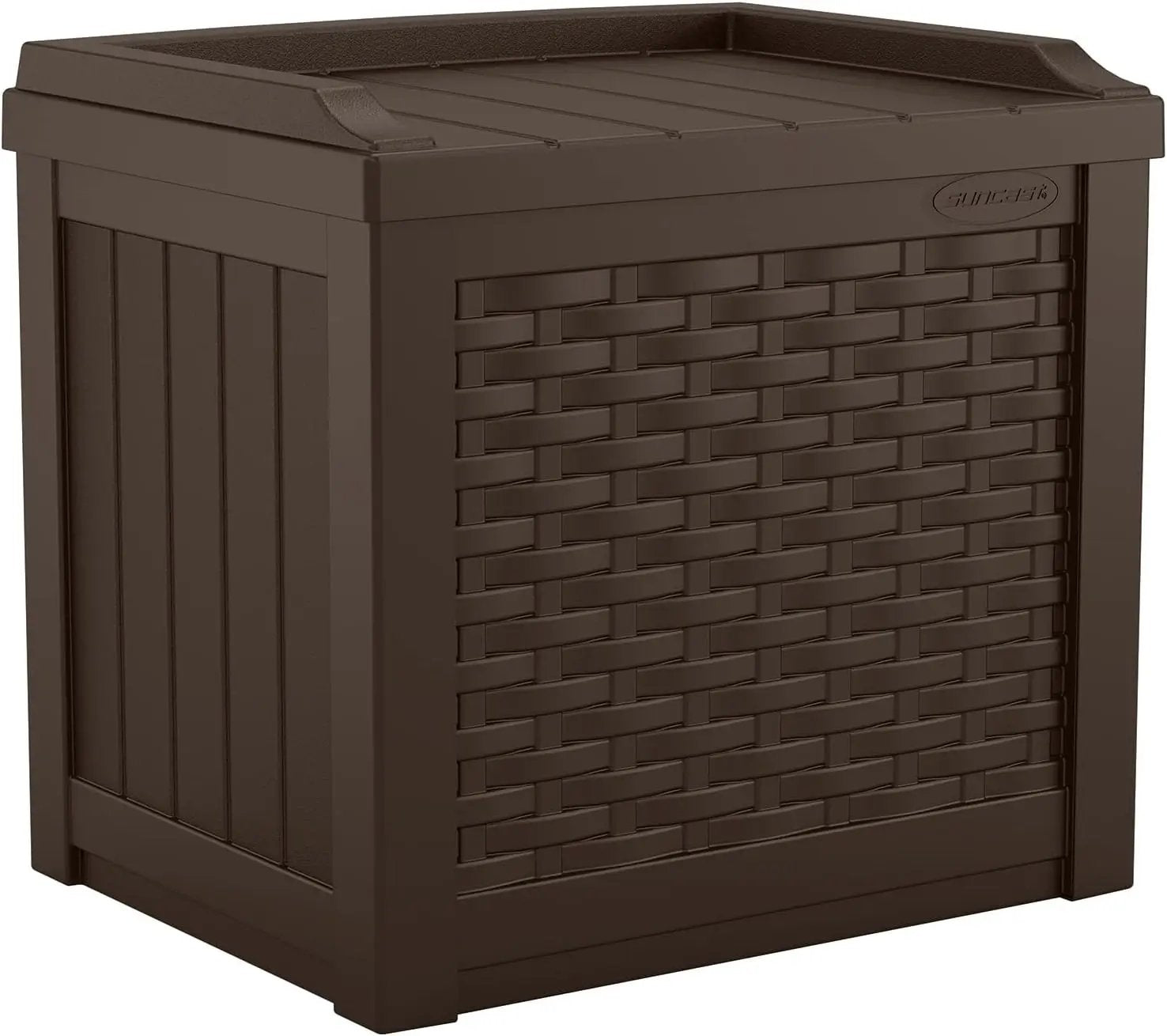 Suncast 22 Gallon Small Resin Storage Seat, Java, SSW600J by GreenHaven Gardens
