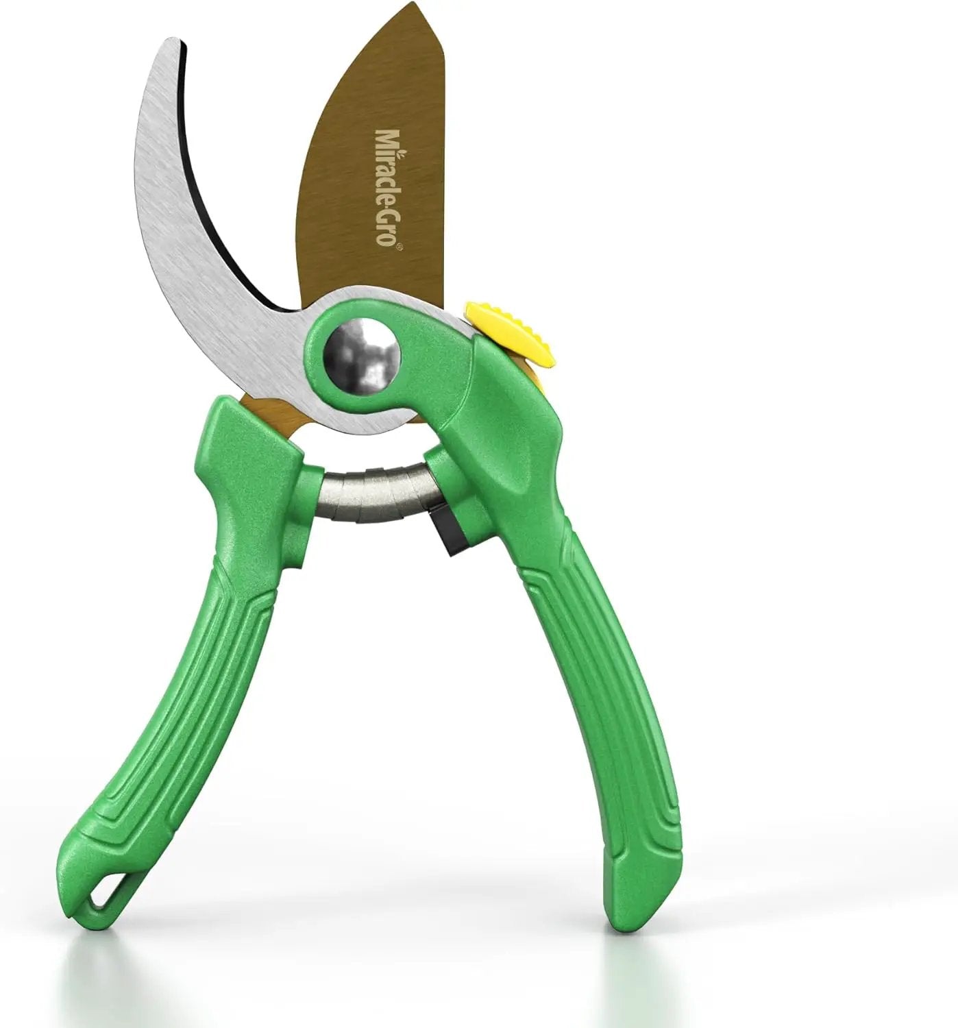 Miracle-Gro 8 in. Bypass Pruning Shears – 1/2 in. Cutting Capacity; Gardening Hand Pruner with Sharp Carbon Steel Blade and Non-Slip Grip – Lightweight Garden Tool for Live Plants and Soft Stems by GreenHaven Gardens