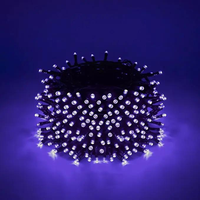 300 LED Halloween Lights, 118FT Waterproof Halloween String Lights, Purple Halloween Lights Outdoor with 8 Lighting Modes for Halloween Outdoor Party Yard Garden Decoration(118 Ft | Purple, 118 Ft) by GreenHaven Gardens