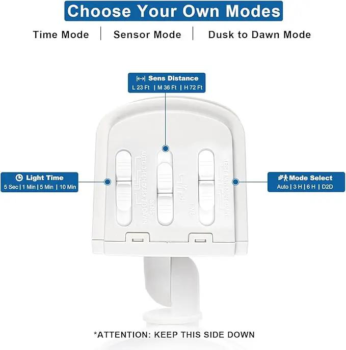 AmeriTop Motion Sensor Lights Outdoor, 2-in-1 Ultra Bright 3500LM 35W LED Security Flood Lights with Motion Sensor Mode & Dusk to Dawn Sensor Mode/ETL Certified, IP65 Waterproof by GreenHaven Gardens