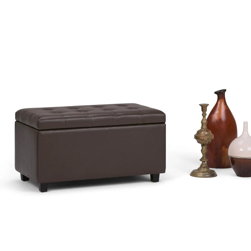 Cosmopolitan - Storage Ottoman - Chocolate Brown by Unique Piece Furniture