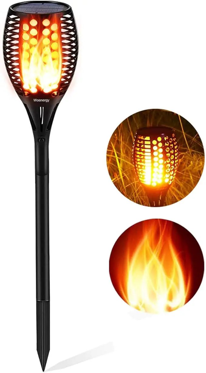Aityvert Upgraded Solar Torch Lights 43 inches Flickering Dancing Flames Outdoor Waterproof Landscape Lighting Dusk to Dawn Auto On/Off Solar Lights for Yard Garden Patio Pool 1-Pack by GreenHaven Gardens