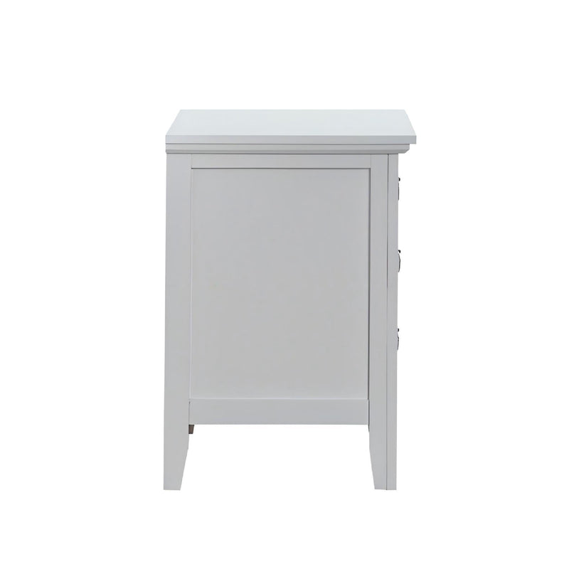 Hammond - 3 Drawer Nightstand - White by HouseOfZazla