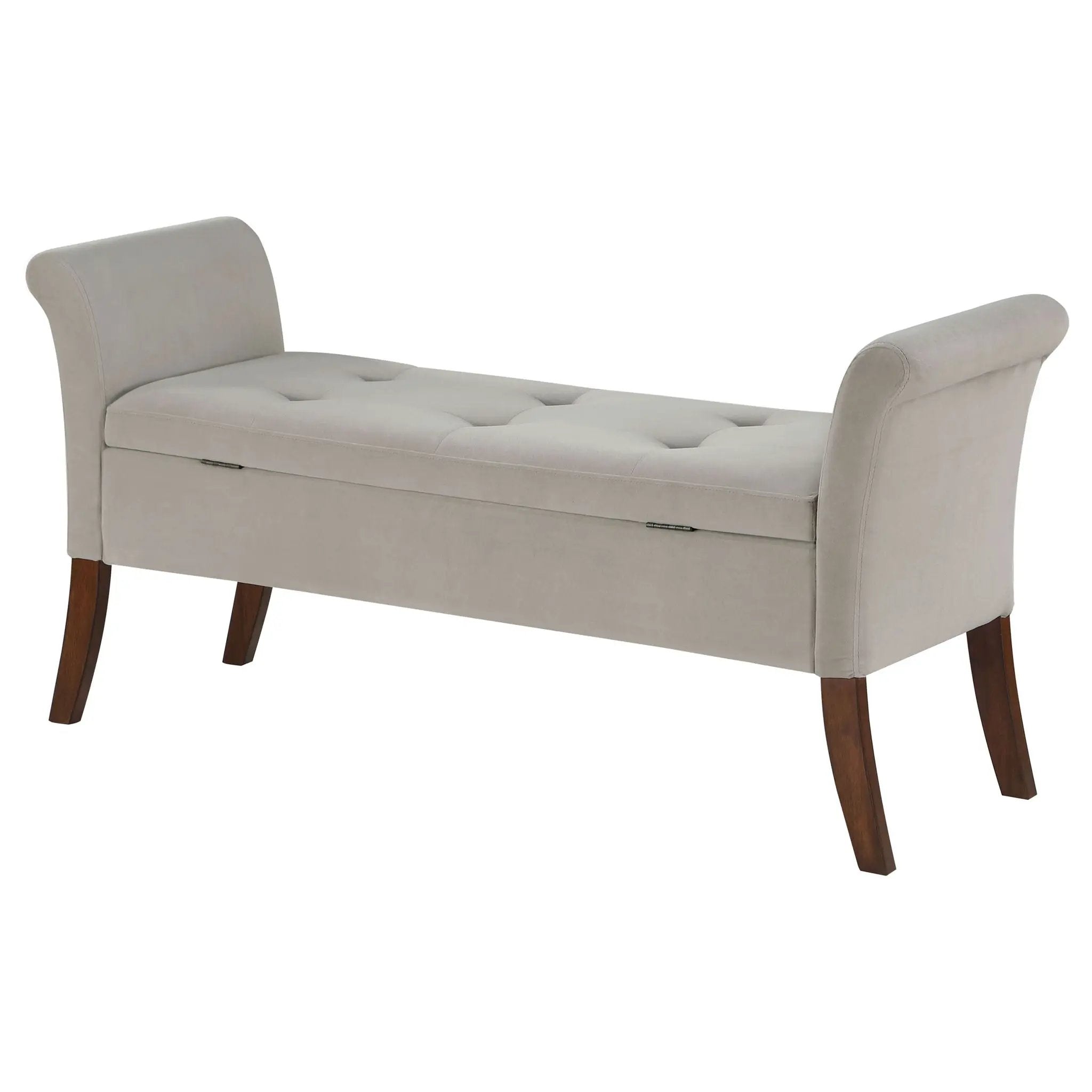 Pasley - Rolled Arm Storage Bench by HouseOfZazla
