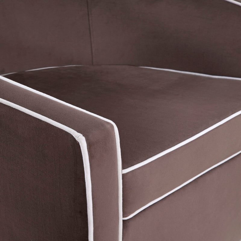 Kendall - Swivel Chair With Barrel Back Design