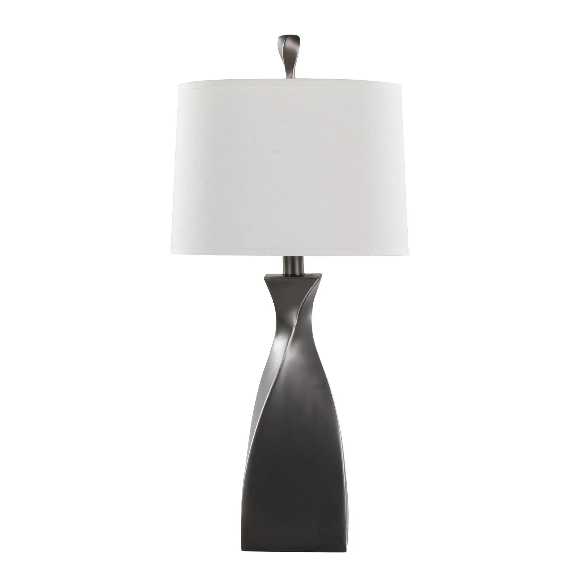 Curvo - Contemporary Polyresin Table Lamp (Set of 2) by HouseOfZazla