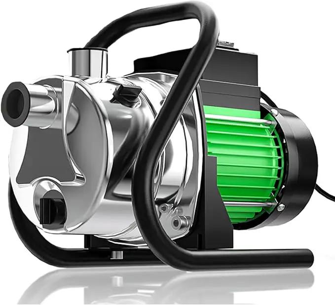 Water Transfer Pump 1.6HP 1800GPH Shallow Well Pump Electric Garden Pressure Booster Pumps for Pool Draining Farm Irrigation Lake Lawn Sprinkler System by GreenHaven Gardens
