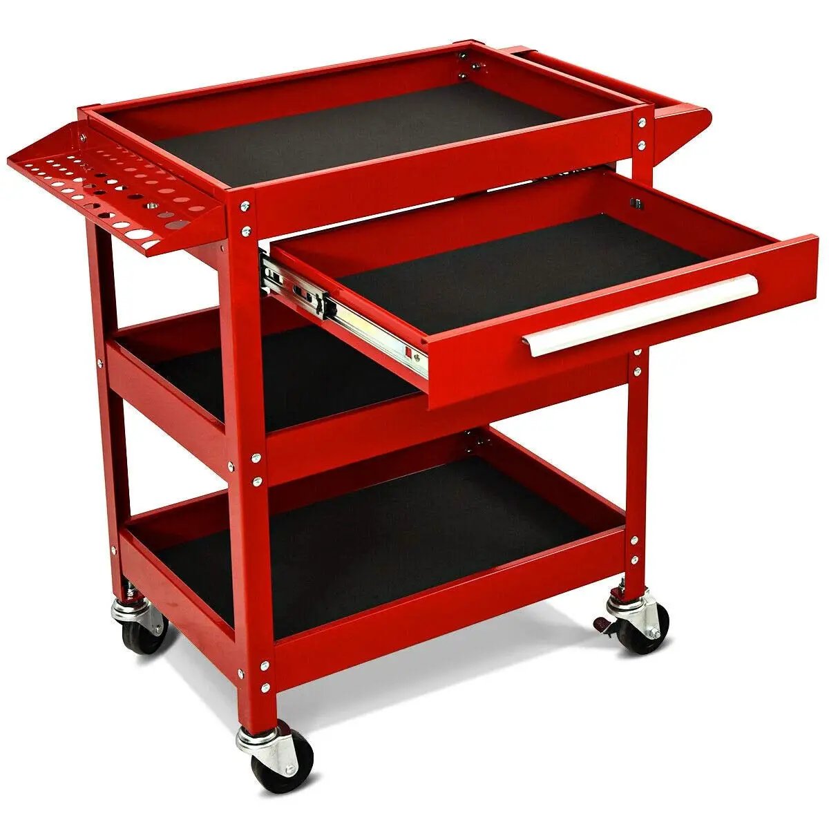 Rolling Tool Cart Mechanic Cabinet Storage ToolBox Organizer with Drawer, photo 12 of 15