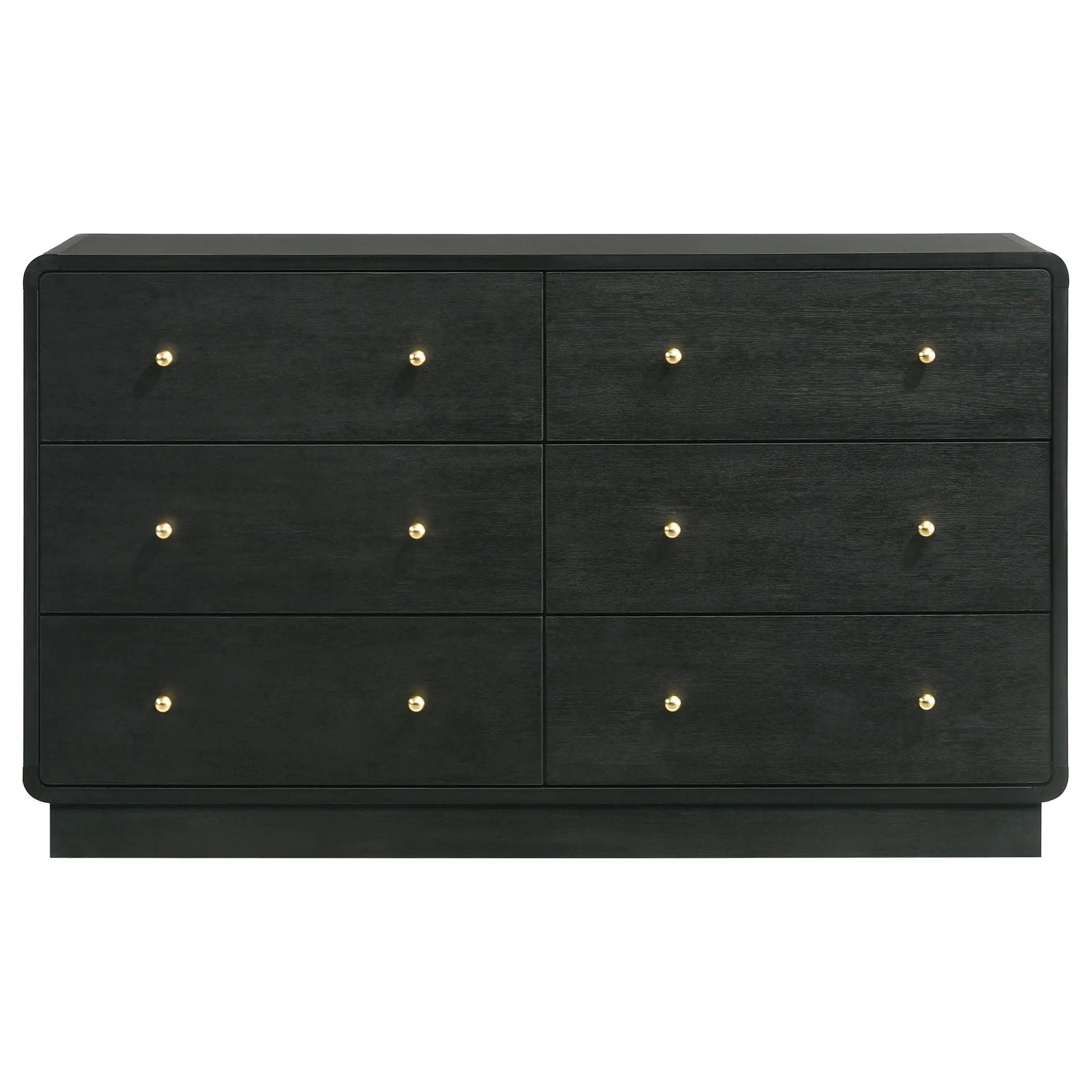 Cavelle 6-drawer Dresser Cabinet Black by Unique Piece Furniture
