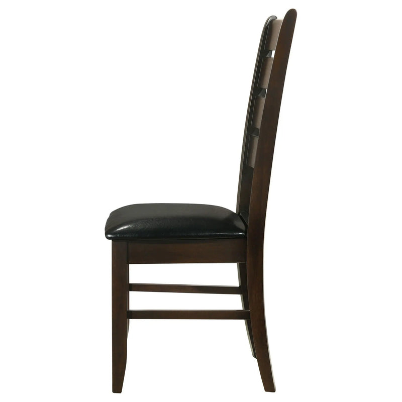 Padded Seat Side Chairs With Tapered Slats (Set of 2) by HouseOfZazla